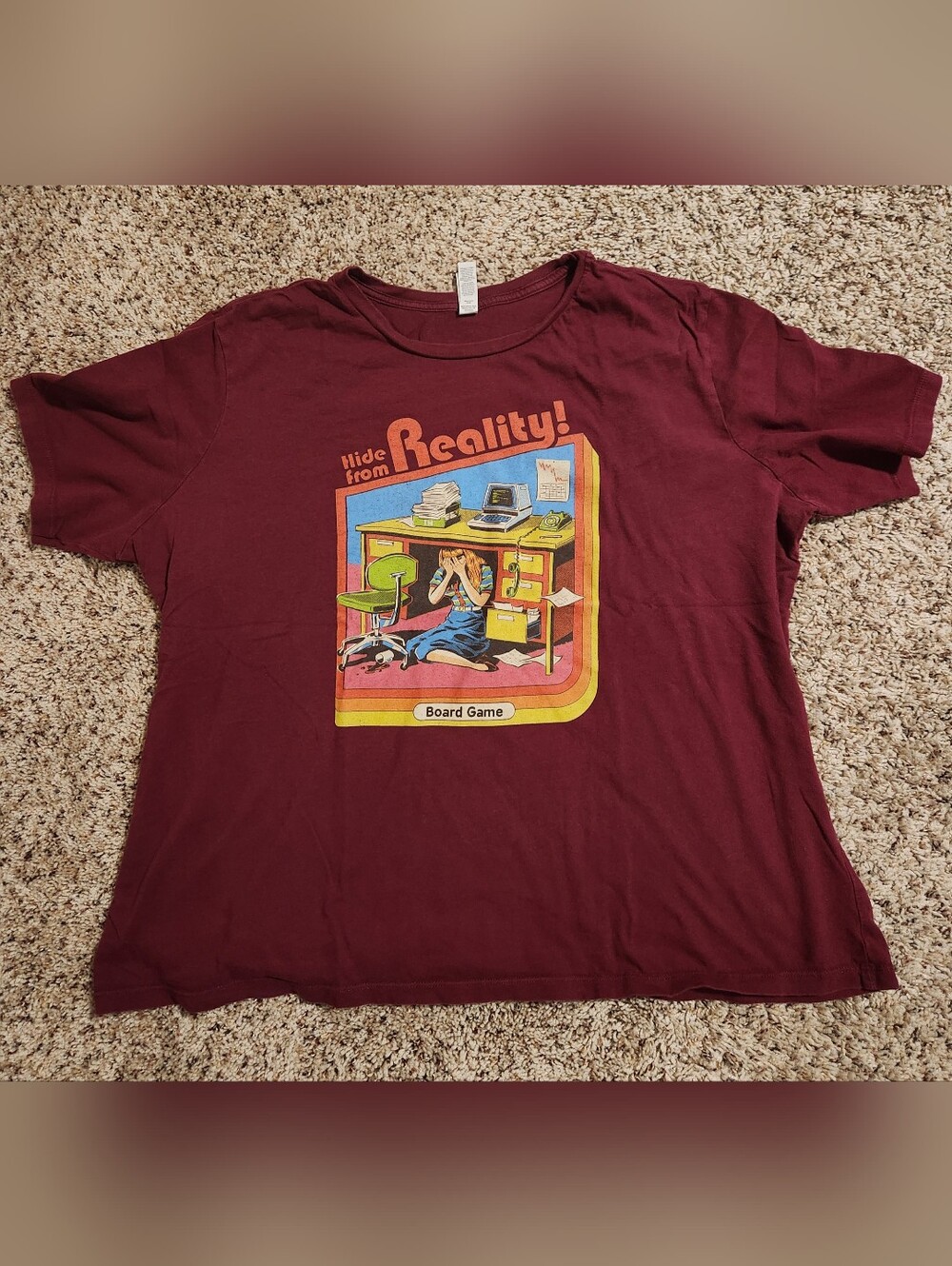 Vintage-Inspired "Hide From Reality" Tee